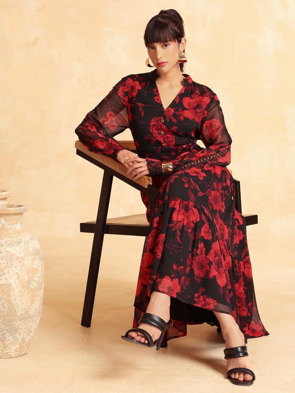 Kazo Melissa Maxi Dress Red