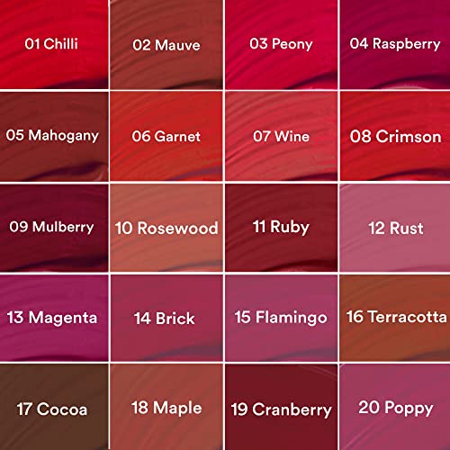 SUGAR POP Matte Lipcolour - 13 Magenta (Dark Pink) – 1.6 ml - Lasts Up to 8 hours l Pink Lipstick for Women l Non-Drying, Smudge Proof, Long Lasting