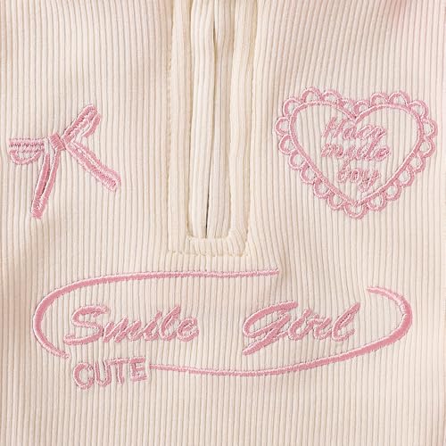 Hopscotch Girls Pink Full Sleeves 2-Pc Bow Applique Pant Set For Age (5-6 Years)