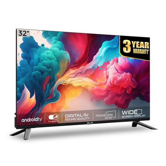 IBELL 80cm (32 inches) Smart LED TV - HD Ready, Android 9.0, Smart Features, Crisp Display, Sleek Design (LES325SE, Black)