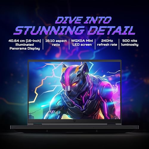 Acer Predator Helios 16 AI Gaming Laptop 14th Gen Intel Core i9 Processor (32 GB RAM/1 TB SSD/NVIDIA GeForce RTX 4080/240Hz/Wifi 7/Win11 Home) PH16-72 with 40.64 cm (16") WQXGA IPS Display, 2.65 KG