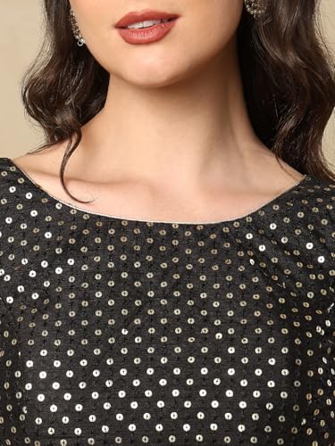 S SALWAR STUDIO Red Silk Embroidered Readymade Saree Blouse