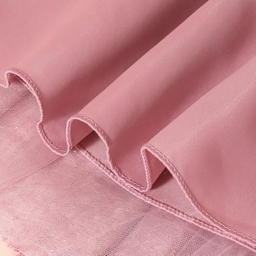 Hopscotch Hoscotch Girls Embellished Pink Full Sleeves Gowns for Ages (6-8 Years)