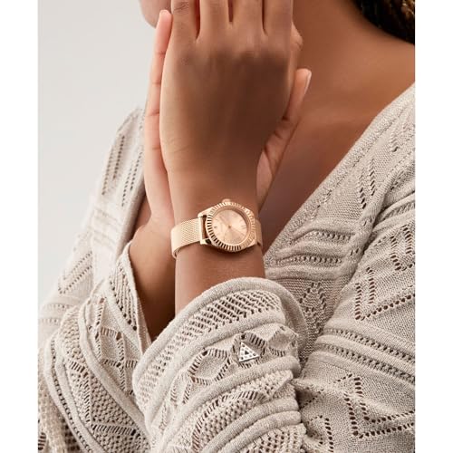 GUESS Analog Rose Gold Dial Women's Watch-GW0842L3