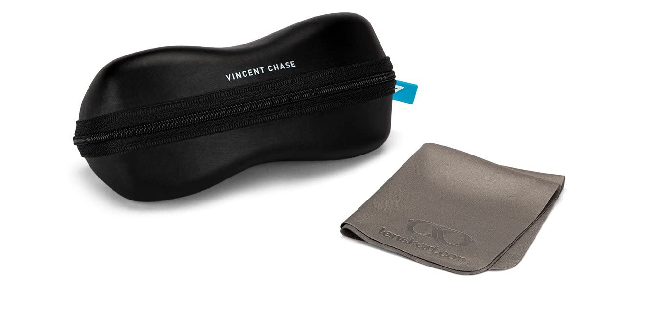 Vincent Chase By Lenskart | Full Rim Aviator Branded Latest and Stylish Sunglasses | Polarized and 100% UV Protected | Men & Women | Medium | VC 5158/P