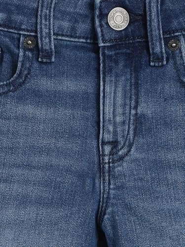 Girls Solid Regular Fit Cotton Shorts Blue