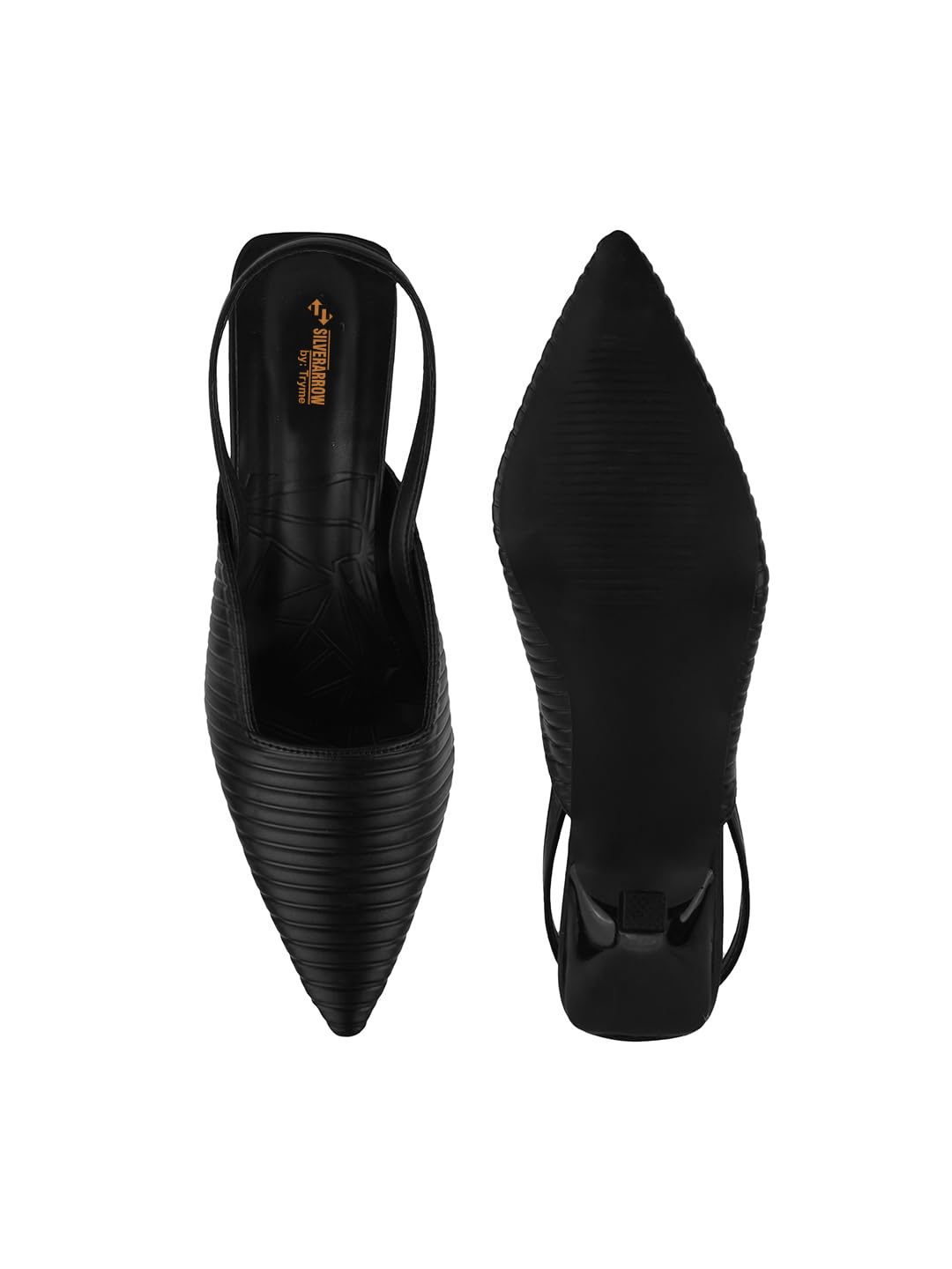 SilverArrow Womens Cove Serenade Black Heeled Sandal_7 UK (4nahl206)