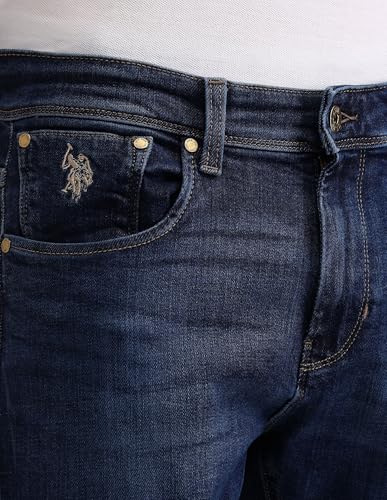 U.S. Polo Assn. Denim Co. Men's Tapered Jeans (UDJEN1349_Blue