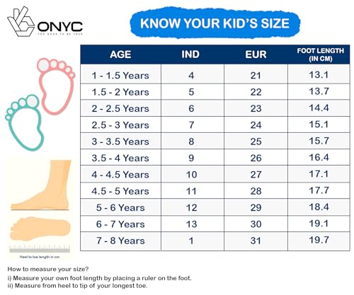 ONYC Premium Butterscotch Kids Sandals for Girls, Teal Blue Sandals