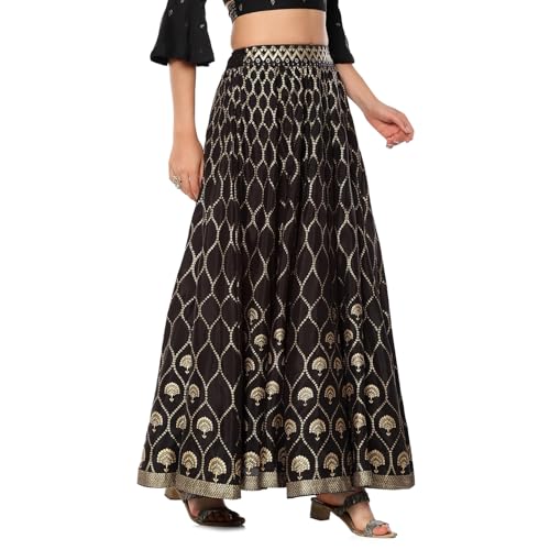 Biba Women's Black Shantoon Skirt_L