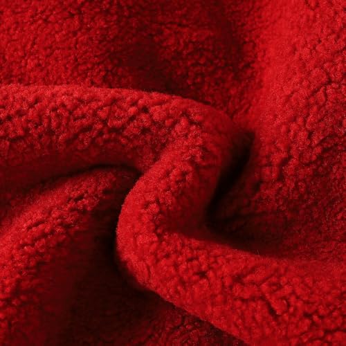 Hopscotch Girls Polyester Waist Length Jackets in Red Color For Ages (3-4 Years)