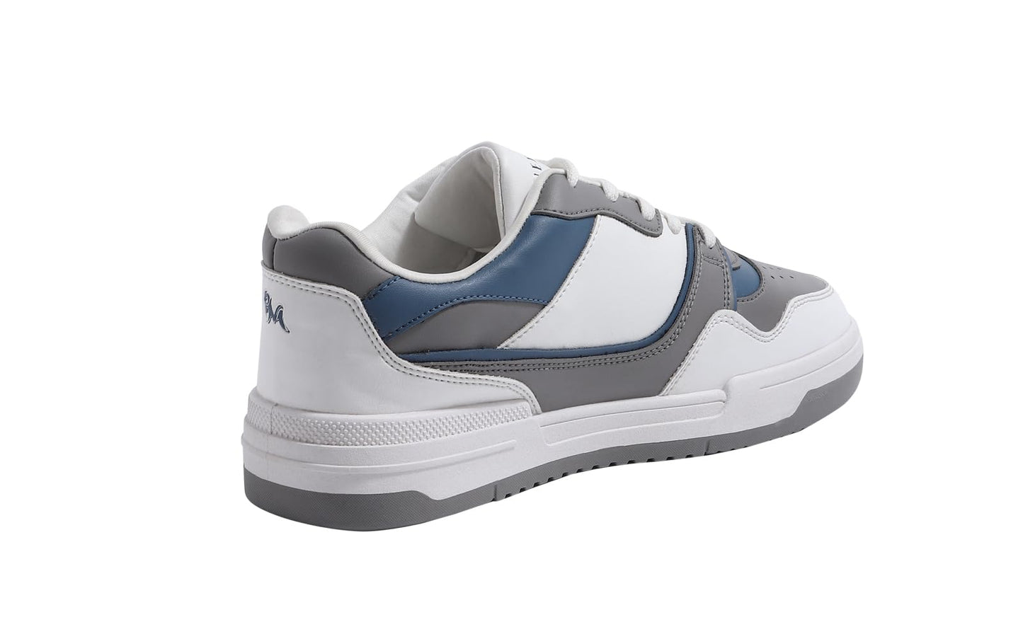 Neeman's The White Pop Sneakers for Men | Comfortable & Flexible EVA Sole | Grey/Blue UK9