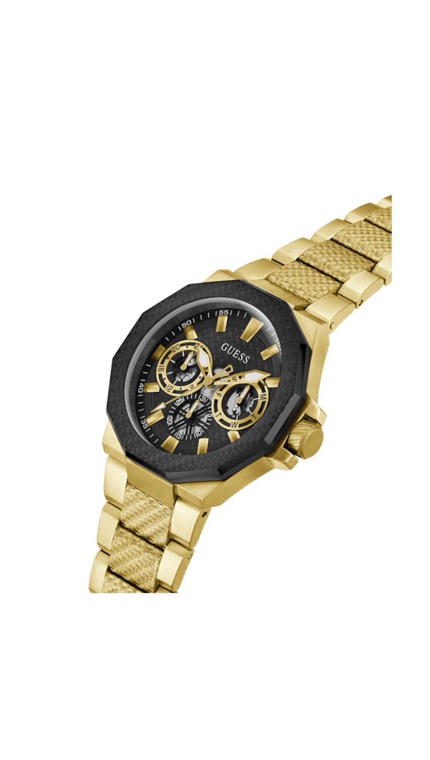 GUESS Indy Black Round Dial Analog Men's Watch - GW0636G2