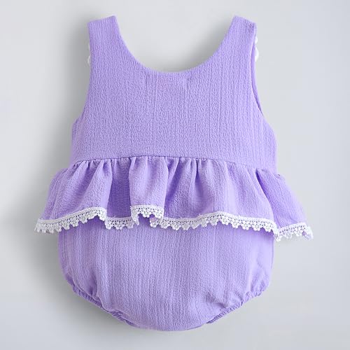 Hopscotch Floral Applique Onesie with Headband (12-18 Months)