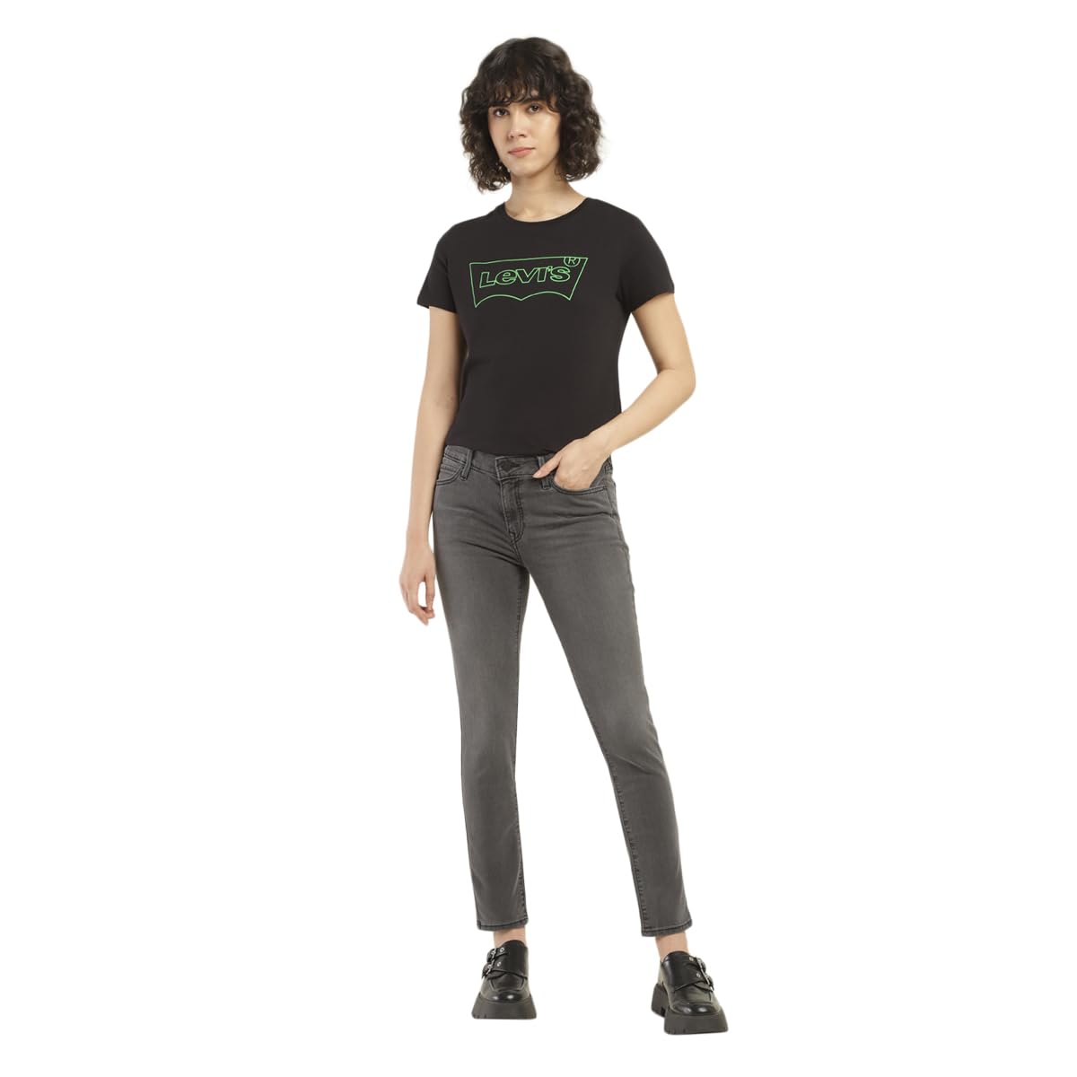 Levi's Women's 711 Skinny Fit Mid-Rise Jeans Blue