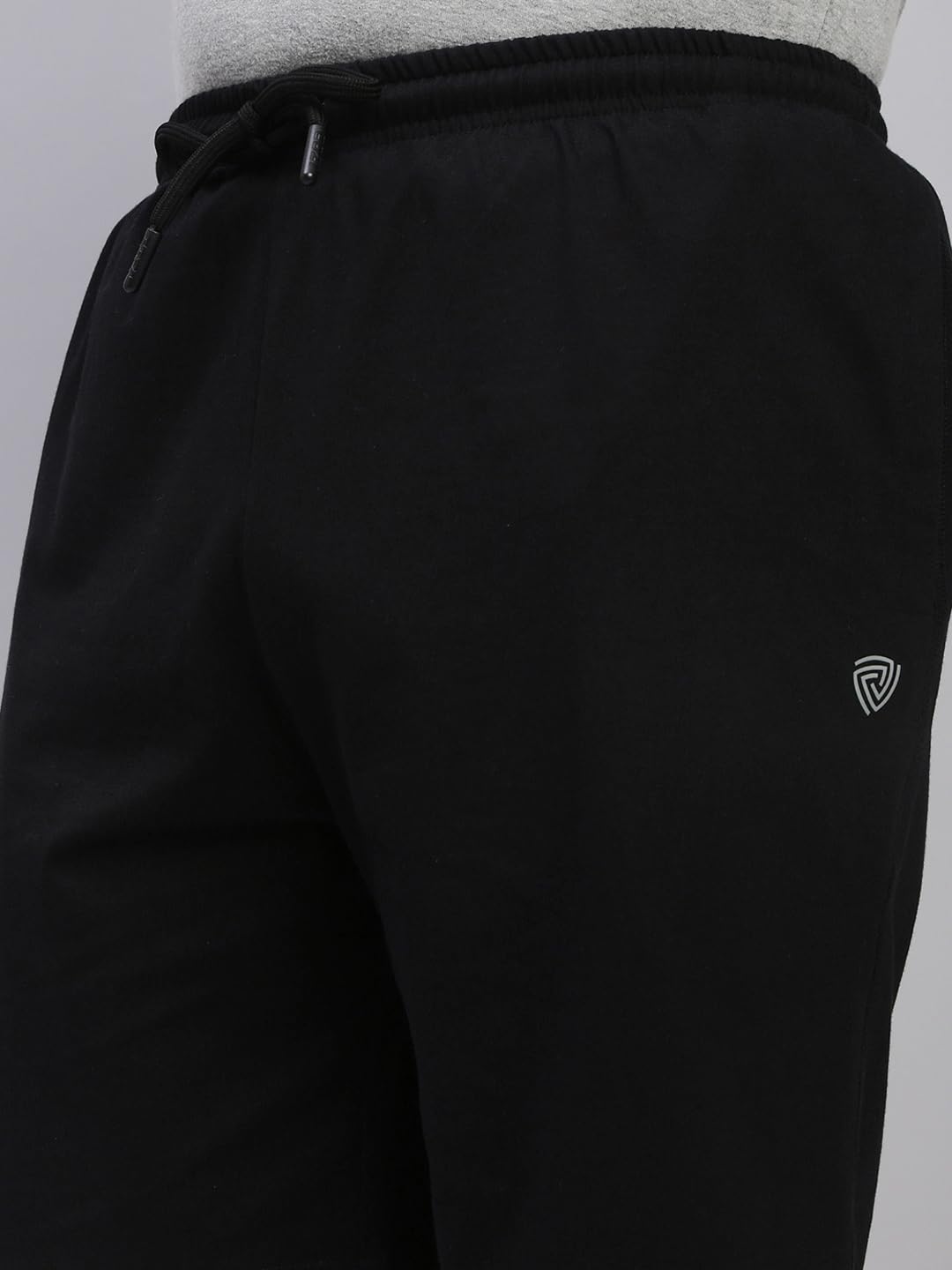 Lux Cozi Men's Cotton Regular Fit Solid Shorts with Side Pockets_COZI_2141_BLK_XL_1PC