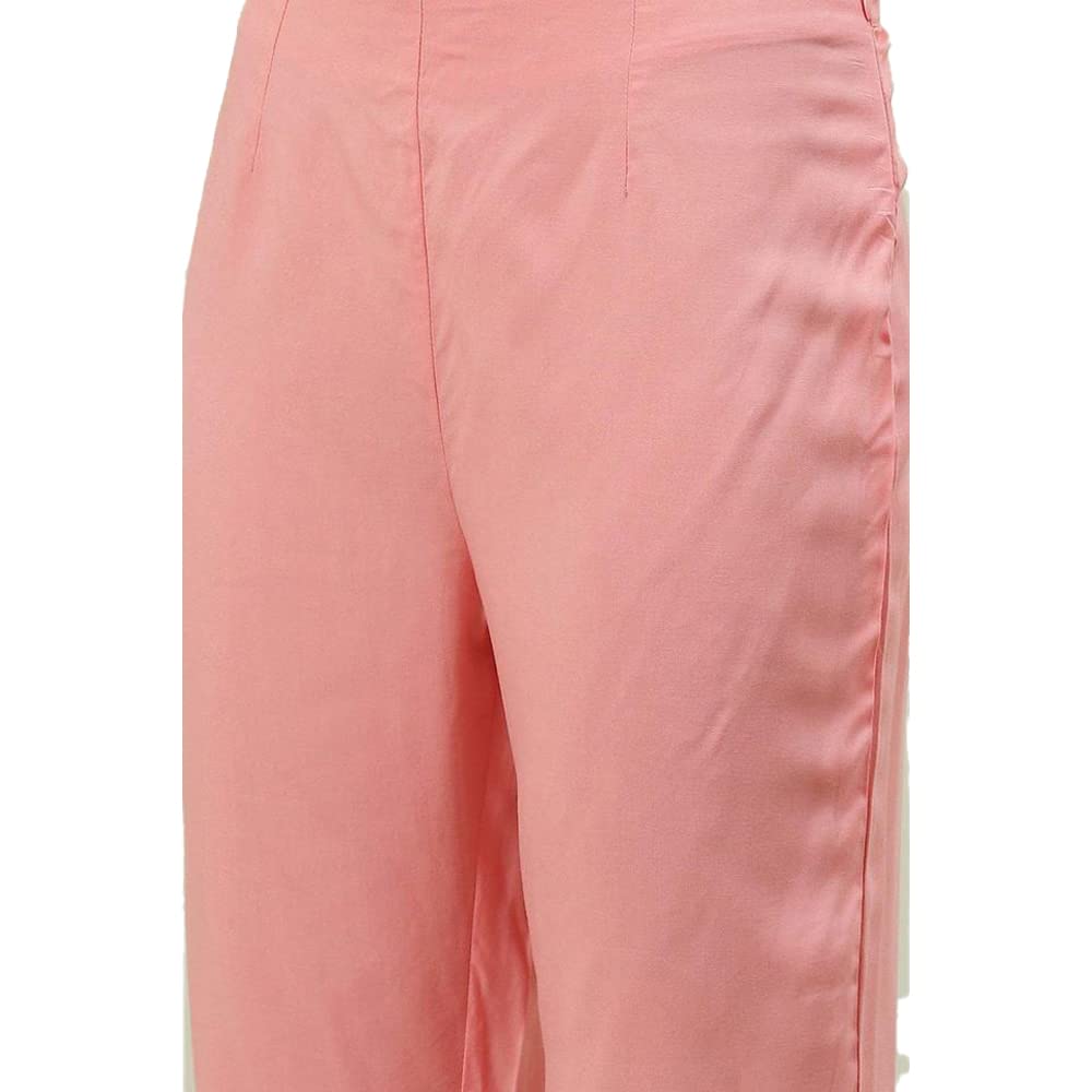 BIBA WOMEN PRINTED NARROW SALWAR KURTA DUPATTA(SKDKALAMKAR8355_PINK_32)