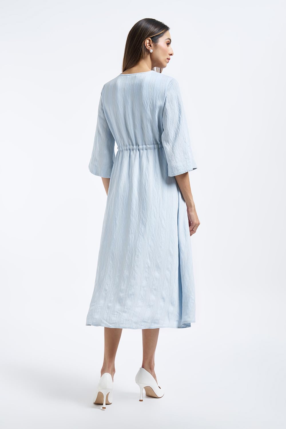 Annabelle by Pantaloons Womens Dress_SS26WWANDNJ00009F12A167_Chambray Blue_S
