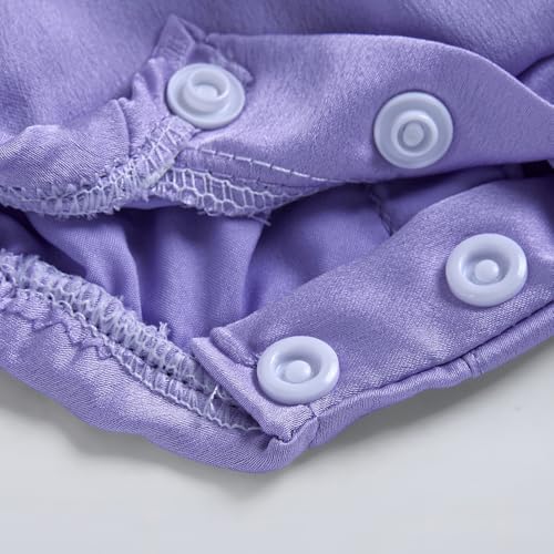 Hopscotch Girls Lavender Sleeveless Lace Embellished Onesie For Age (12-18 Months)
