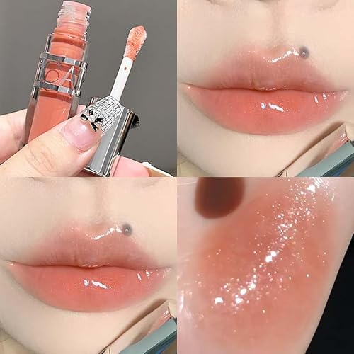 Cappuvini Moist Shiny And Rich Lip Gloss | Hydrating Lip Care for Smooth, Dewy Lips | High-Shine Lightweight Liquid | Nude Pink Coffee Red Wine Rose Jelly Shades | Glossy Finish Lipstick for Women Girls Teens Gen Z Beauty Makeup Aesthetic | Cute Adorable