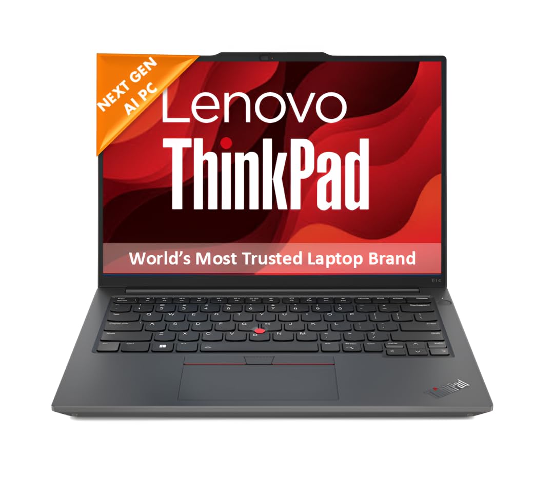 Lenovo ThinkPad E14, Intel Core 5 210H, 16GB RAM, 512GB SSD, WUXGA IPS 14” (35.56cm), Windows 11 Pro, Black, 1.34Kg, 21T9005SIG, Fingerprint, Backlit, 300 Nits, 3Y Premier Warranty, Laptop