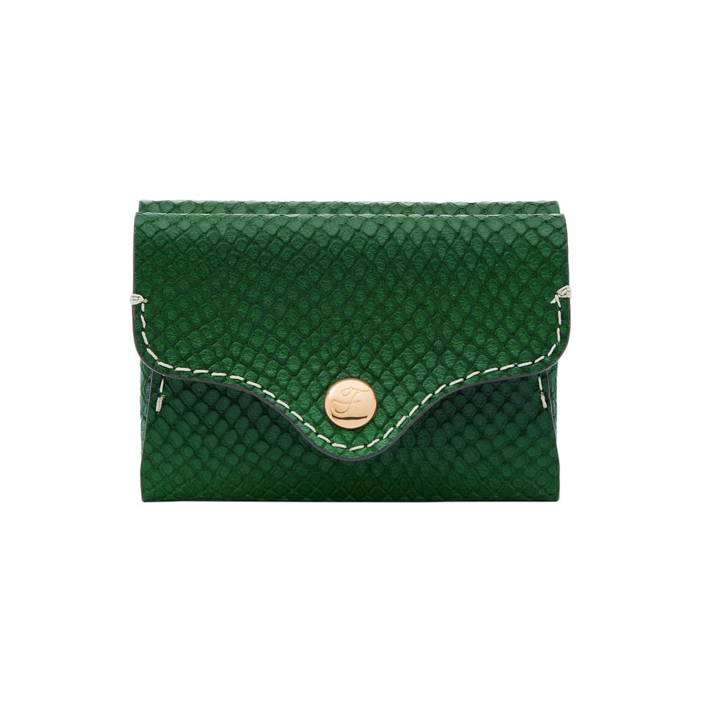 Fossil Women Leather Heritage Green Card Case Sl8284310