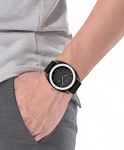 Lacoste Sprint Qtz Basic Black Round Dial Men's Watch|Silicone Material|Multi Color Band - 2011259