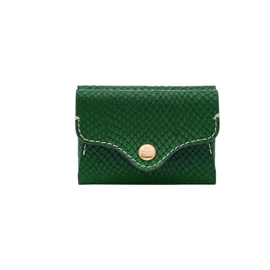Fossil Women Leather Heritage Green Card Case Sl8284310