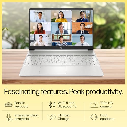 HP 15s Ryzen 5000 (16GB RAM/512GB SSD/FHD/Windows 11/MS Office 21/Backlit Keyboard/ 15.6” (39.6 cm)/Silver/2.21 KG) eq2305AU/eq2182au Laptop