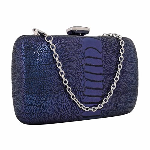 Lino Perros Womens Navy Clutch