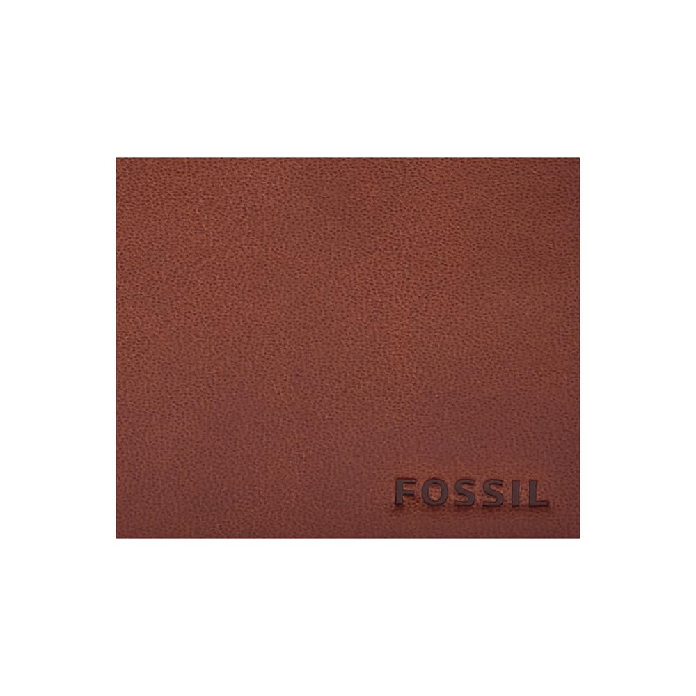 Fossil Mens Leather Mykel Brown Wallet SML1801210