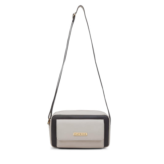Caprese Regina Medium Sling Bag for Women with Adjustable Strap & Zipper Closure for Comfortable Wear | Versatile Handbag for Everyday Use, Travel, and Special Occasions (Black)