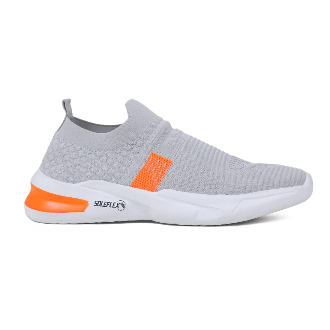 ASIAN Men's Hattrick-27 Lace up Lightweight Sports Shoes - Orange,UK 9