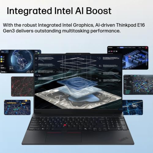Lenovo ThinkPad E16 Gen 3 Laptop, Ultra 5 225H, 64GB DDR5 RAM, 1TB SSD