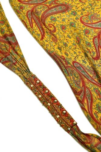 Soch Women's Chinon Salwar Suit Set (FWA5CD22220_Mustard