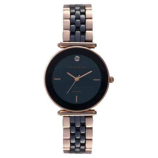 Tommy Hilfiger Anne Klein Quartz Analog Mother of Pearl Dial Ceramic Strap Watch for Women-NEAK3158NVRG