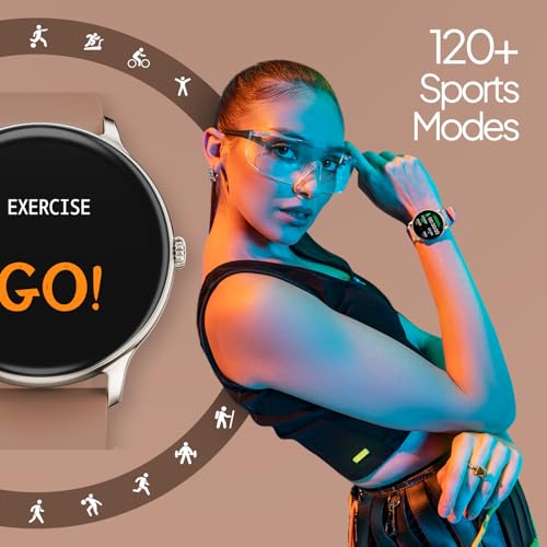 Fire-Boltt Phoenix Pro Smart Watch 1.39 inch Bluetooth Calling, AI Voice Assistant, Metal Body with 120+ Sports Modes, SpO2, Heart Rate Monitoring (Mocha Mouse)