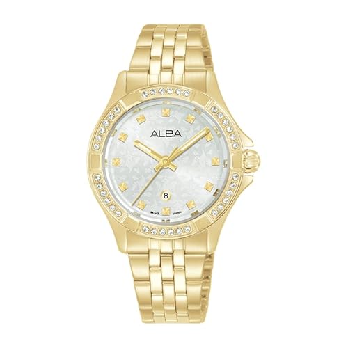 Alba Women's Signa Quartz Silver White Dial Watch - AH7ED6X1