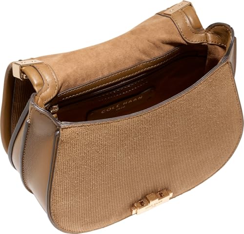 Cole Haan Women's Celenea Leather Saddle, Golden Honey, UNIT