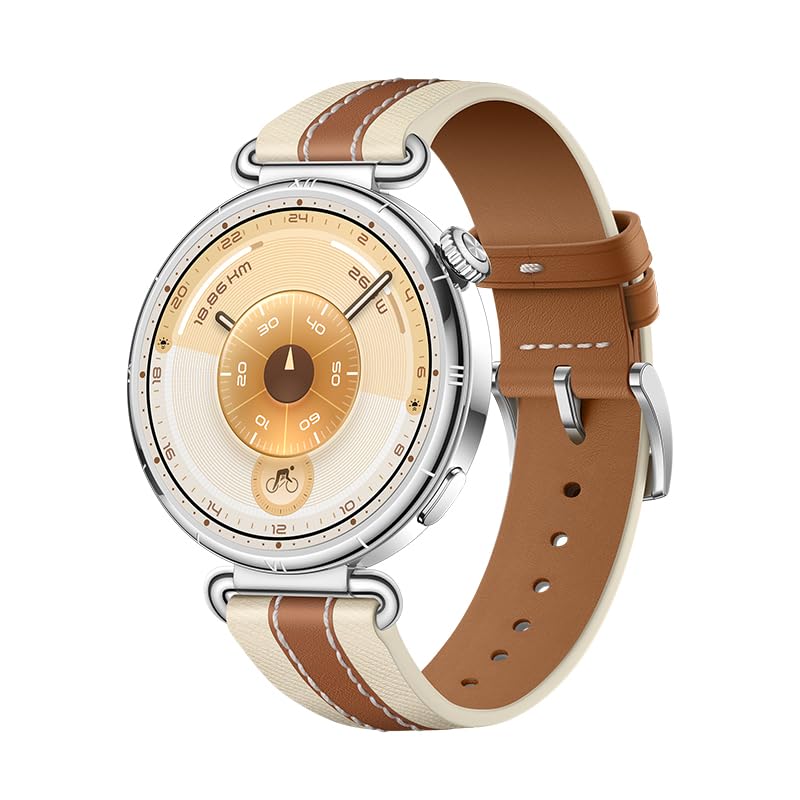 Huawei Watch GT 6 Smart Watch, 41mm, Upto 14 Days Battery Life, Smart Watches with 100+ Sports Mode, Cycling, iOS & Android Compatible, Emotional Wellbeing, Health Monitoring (Brown)