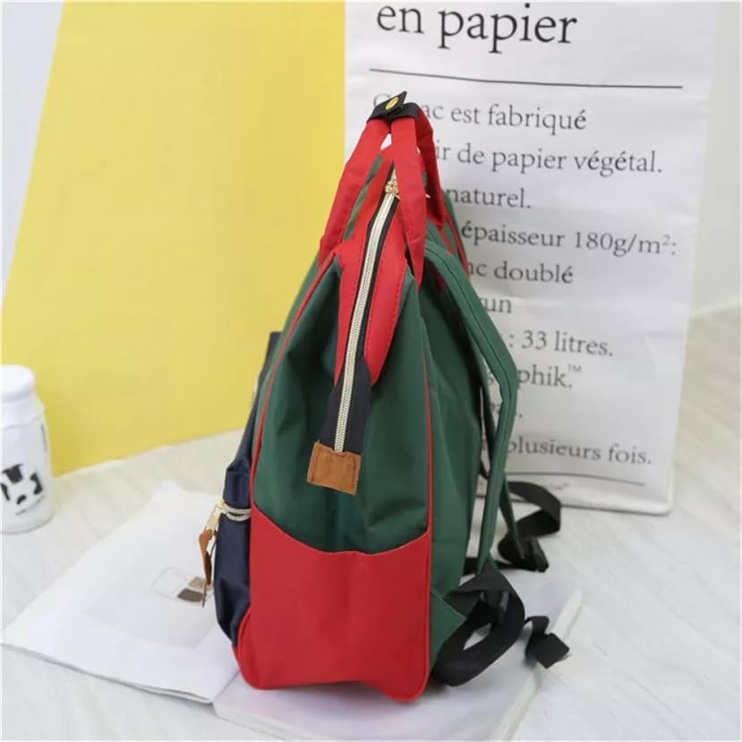 TYPIFY Women Fashion Casual Bag Nylon Shoulder Bag Oxford Clip Handbag Nylon Zipper (Pink)