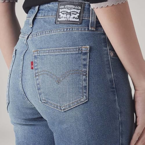 Levi's Women's 725 Mid Indigo Flared Fit High Rise Jeans