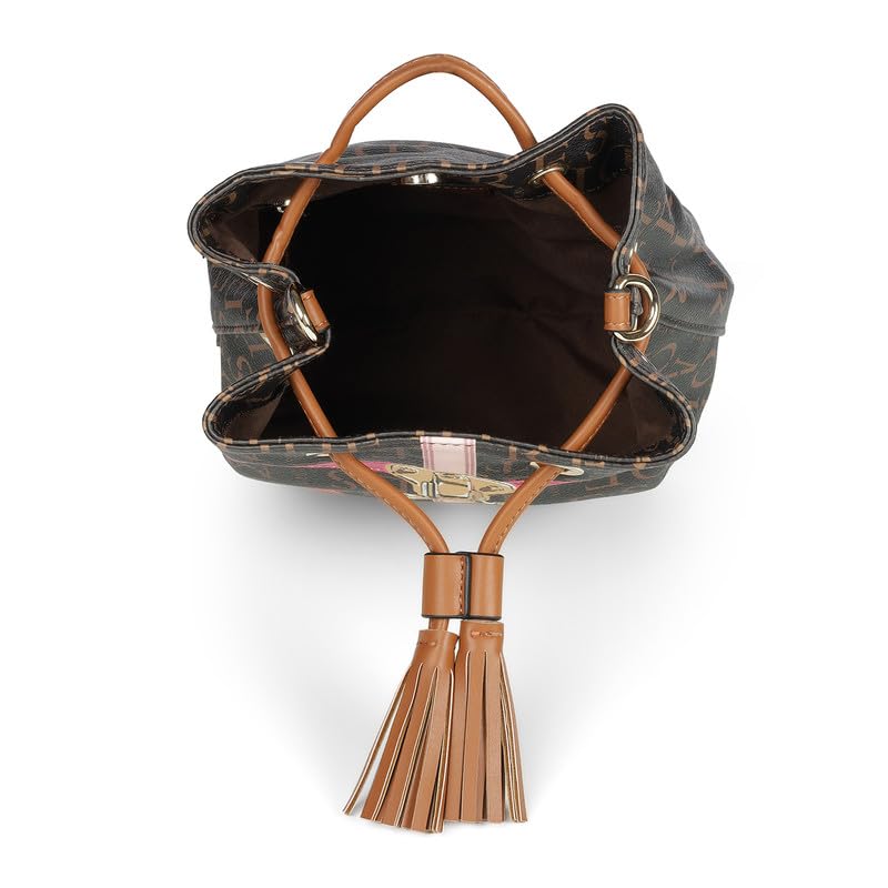 tresmode CELLE Brown Women Vegan Leather Sling Bag