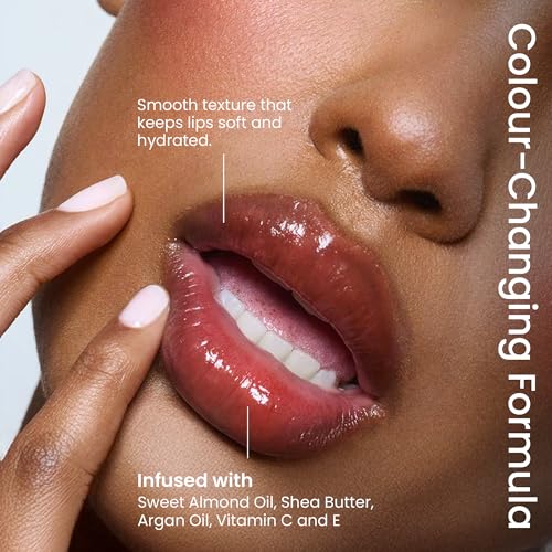 Estelar pH Cherri Glow Lipstick, Color Changing Pink Lip Balm, Personalized Lip Tint pH Stick, Enriched with Sea Buckthorn, Almond and Argan Oil, Hydrating, Long-Lasting, Paraben Free, 2.6g