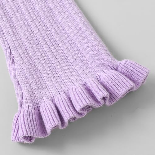 Hopscotch Girls Lavender Full Sleeves 2-Pc Bow Applique Pants Set For Age (4-5 Years)