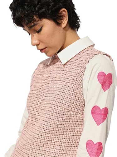 ONLY Women's Fit and Flare Pink Dress