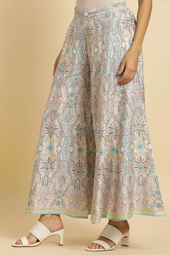 W for Woman Women's Regular Divided Skirt (23AUW62343-120743_Multicolour