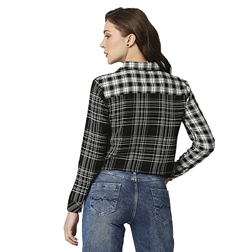 Pepe Jeans Women's Regular Fit Checked Shirts