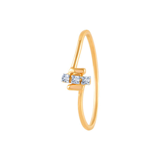 P.C. Chandra Jewellers 14k (585) Yellow Gold and Diamond Ring for Women