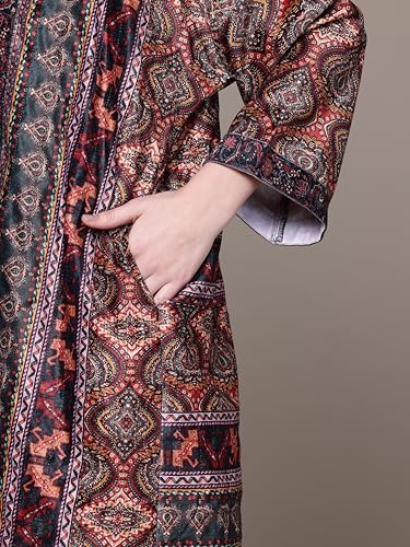 Aarke Ritu Kumar Multi Velvet Shrug Multicolour
